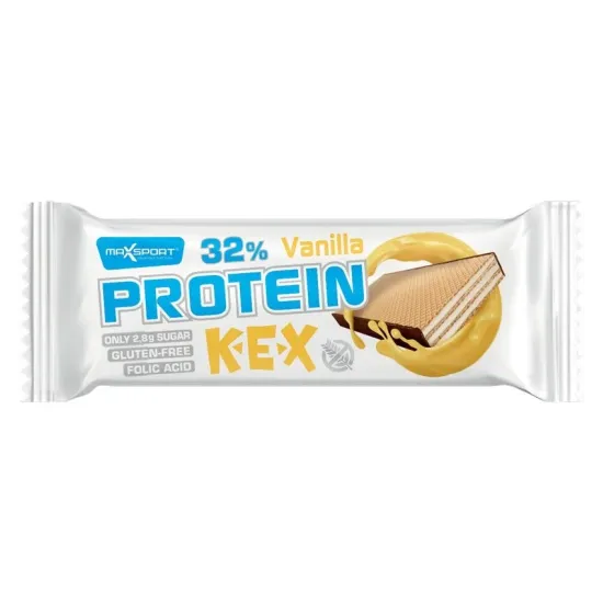 Napolitana proteica cu vanilie, 40g Max Sport