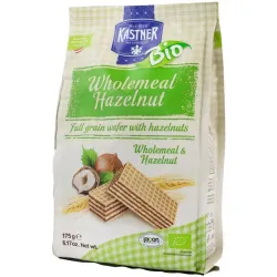 Napolitane bio cu faina integrala si alune, 175g Kastner Napolitane bio cu faina integrala si alune, 175g Kastner