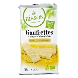 Napolitane bio cu lamaie, 190g Bisson Napolitane bio cu lamaie, 190g Bisson