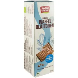 Napolitane bio din grau spelta in ciocolata cu lapte, 125g Rosen Garten Napolitane bio din grau spelta in ciocolata cu lapte, 125g Rosen Garten