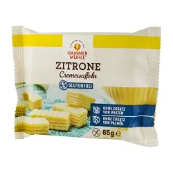 Napolitane cu crema de lamaie, 65g Hammer Muhle Napolitane cu crema de lamaie, 65g Hammer Muhle