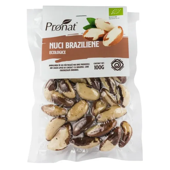 Nuci braziliene bio, 100g Pronat