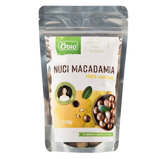 Nuci macadamia eco 250g OBIO