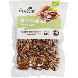 Nuci pecan bio, samburi curati 100g Pronat Nuci pecan bio, samburi curati 100g Pronat