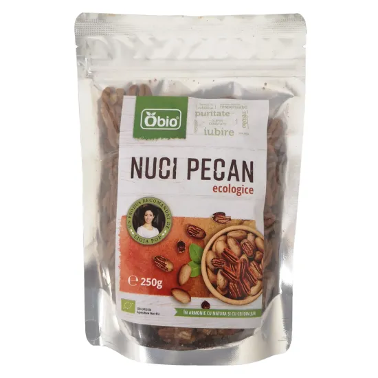 Nuci pecan raw eco 250g OBIO