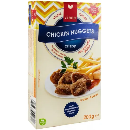 Nuggets bio vegetali, 200g Viana