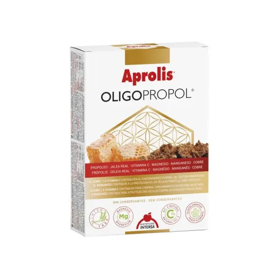 Oligopropol Propolis, laptisor de matca si vitamine, 20 fiole a 10ml, 200ml Aprolis