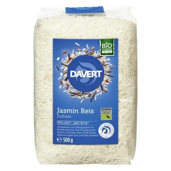 Orez Jasmin alb bio 500g Wildlife Friendly DAVERT