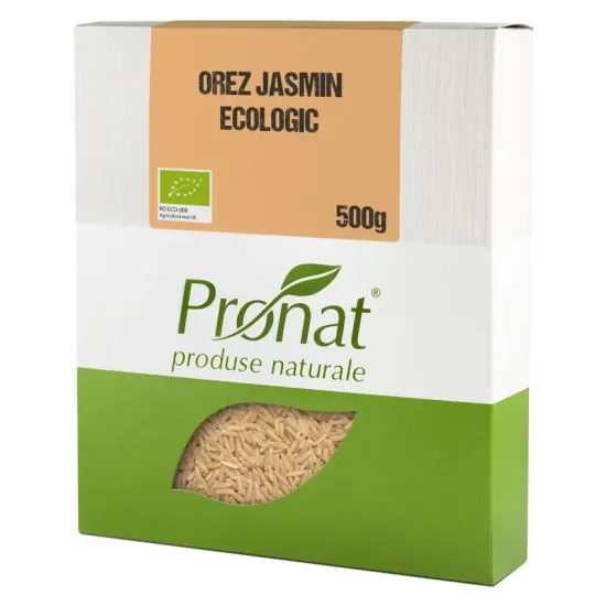 Orez Jasmin integral, bio, 500g Pronat