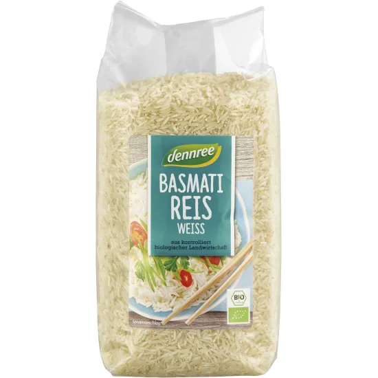 Orez basmati alb bio 1 kg Dennree