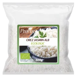 Orez jasmin alb bio, 500g Pronat Orez jasmin alb bio, 500g Pronat