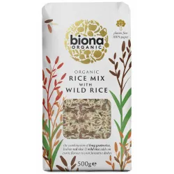 Orez mixt cu orez salbatic bio 500g Biona