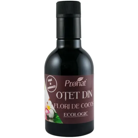 Otet bio din flori de cocos, 250ml Pronat