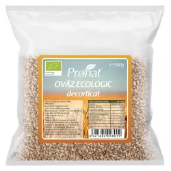 Ovaz bio decorticat, 500g Pronat