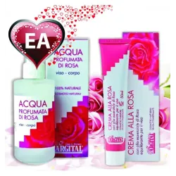 Pachet pentru Ea Crema de trandafiri pentru fata + apa de trandafiri Argital