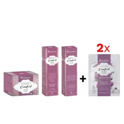 Pachetul Pink Ten uscat crema + ser + tonic & demachiant Esentialaroms