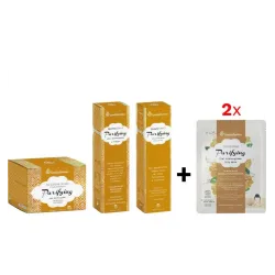 Pachetul Yellow Ten gras crema + ser + tonic & demachiant Esentialaroms