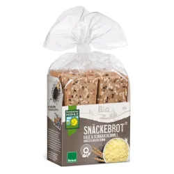 Paine bio crocanta cu cascaval si chimen negru, 200g Bohlsener Muhle Paine bio crocanta cu cascaval si chimen negru, 200g Bohlsener Muhle