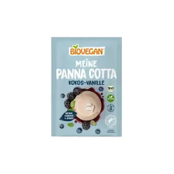 Panna cotta bio cu cocos si vanilie, 46g Biovegan Panna cotta bio cu cocos si vanilie, 46g Biovegan