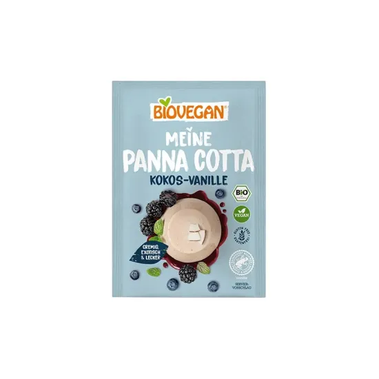 Panna cotta bio cu cocos si vanilie, 46g Biovegan