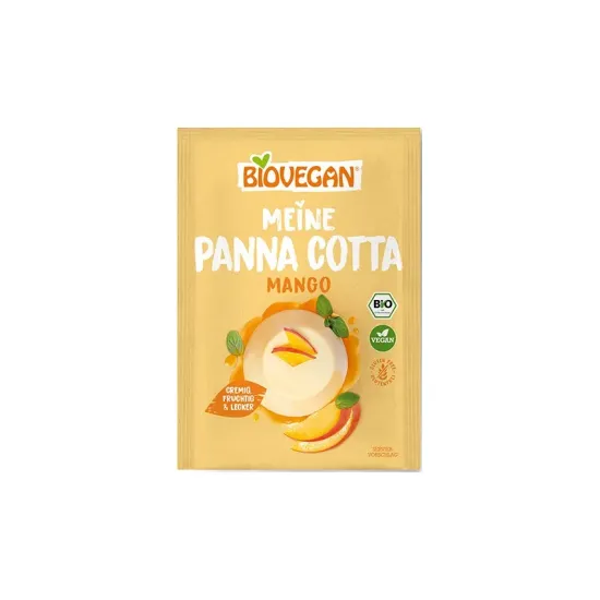 Panna cotta bio cu mango, 38g Biovegan