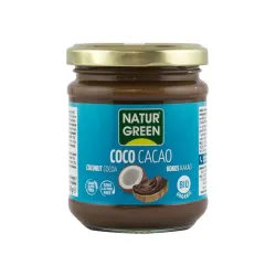 Pasta bio de cocos cu cacao, 200g Natur Green Pasta bio de cocos cu cacao, 200g Natur Green