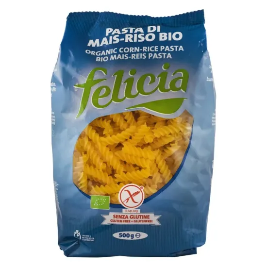 Paste bio fara gluten din malai si orez, 500g Felicia