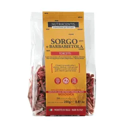 Paste cu faina de sorg si sfecla rosie bio fara gluten, 250g Nutracentis