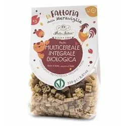 Paste integrale din multicereale fara gluten pentru copii, eco 250g Pasta Natura
