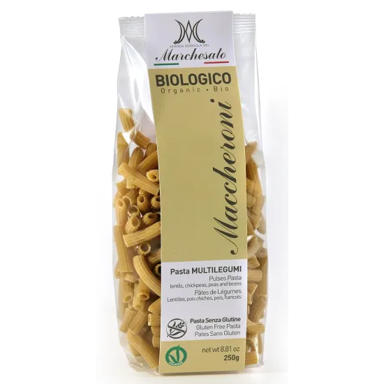 Paste maccheroni cu legume fara gluten eco 250g Marchesato