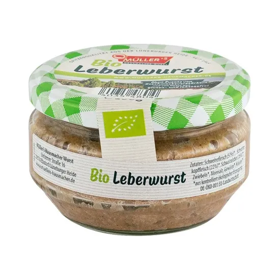 Pate bio cu ficat de porc, 160g