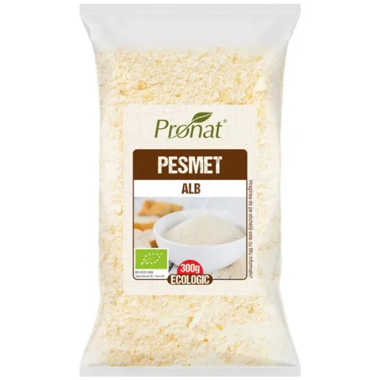 Pesmet alb bio, 300g Pronat