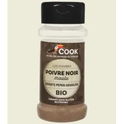 Piper negru macinat bio 45g Cook Piper negru macinat bio 45g Cook