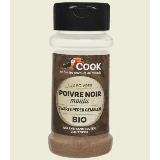 Piper negru macinat bio 45g Cook