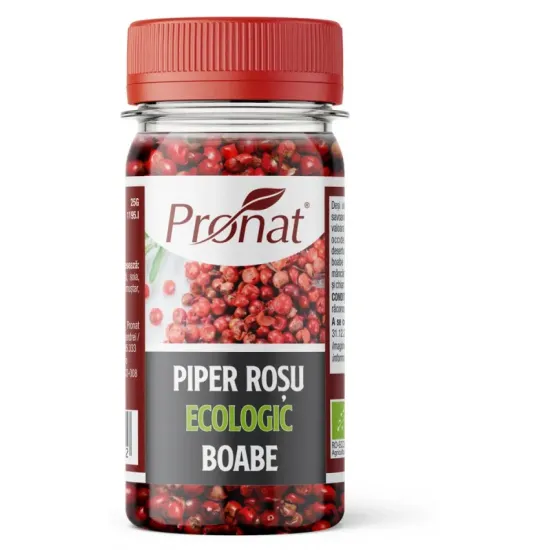 Piper rosu bio, 25g Pronat