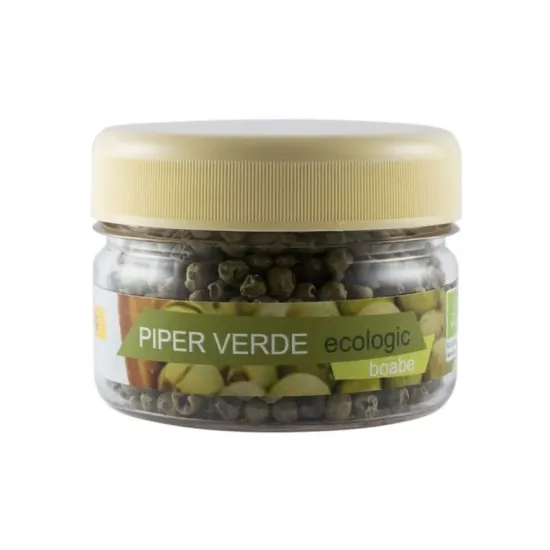 Piper verde boabe bio, 15g Pronat