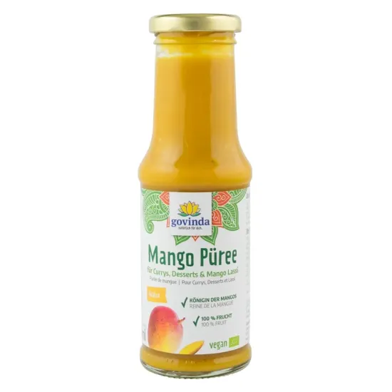 Piure bio de mango, 210ml Govinda