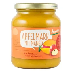 Piure bio de mere cu mango, 360g Nur Puur Piure bio de mere cu mango, 360g Nur Puur