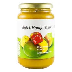 Piure bio din pulpa de mere si mango, 360g Green Organics Piure bio din pulpa de mere si mango, 360g Green Organics