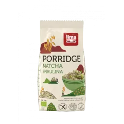 Porridge Express cu matcha si spirulina fara gluten bio 350g Lima Porridge Express cu matcha si spirulina fara gluten bio 350g Lima