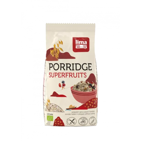 Porridge Express cu superfructe fara gluten bio 350g Lima