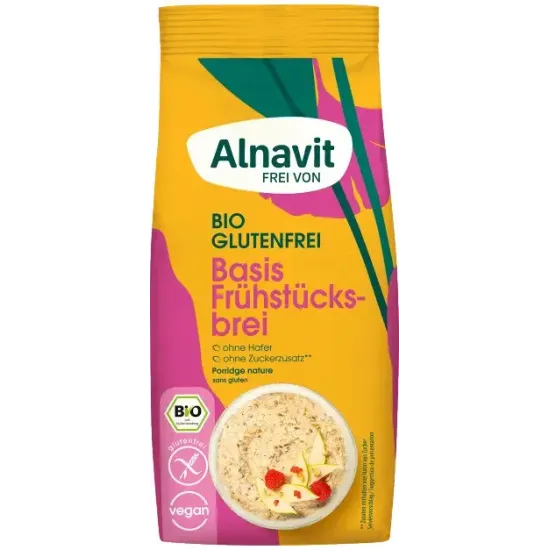 Porridge mix fara gluten, bio, 250g Alnavit