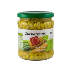 Porumb dulce Bio, 330g/230g GREEN ORGANICS