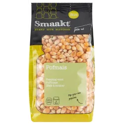 Porumb pentru popcorn bio 400G Smaakt Porumb pentru popcorn bio 400G Smaakt