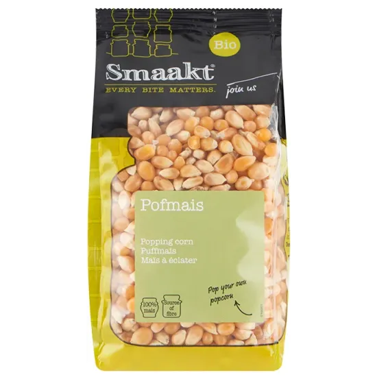 Porumb pentru popcorn bio 400G Smaakt