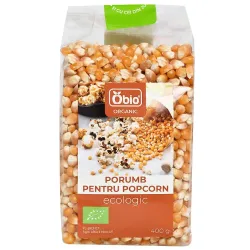 Porumb pentru popcorn bio 400g Obio Porumb pentru popcorn bio 400g Obio