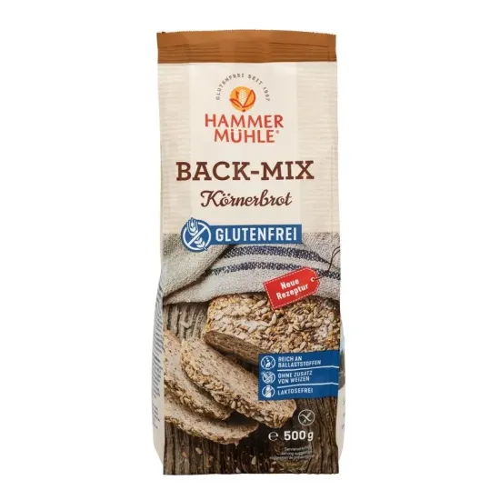 Premix pentru paine multicereale cu seminte, fara gluten, 500g Hammer Muhle