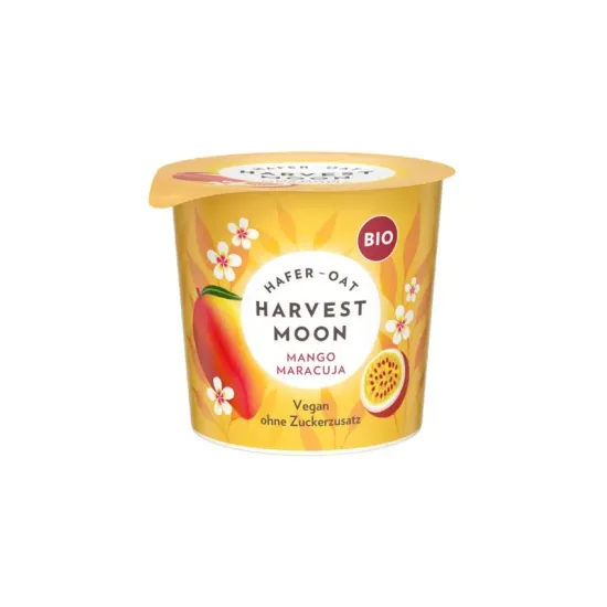 Preparat bio fermentat din bautura ovaz cu mango si fructul pasiunii, 275g Harvest Moon