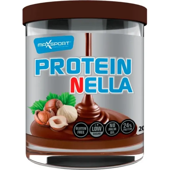 Protein Nella Crema de cacao cu alune si proteine, 200g Max Sport