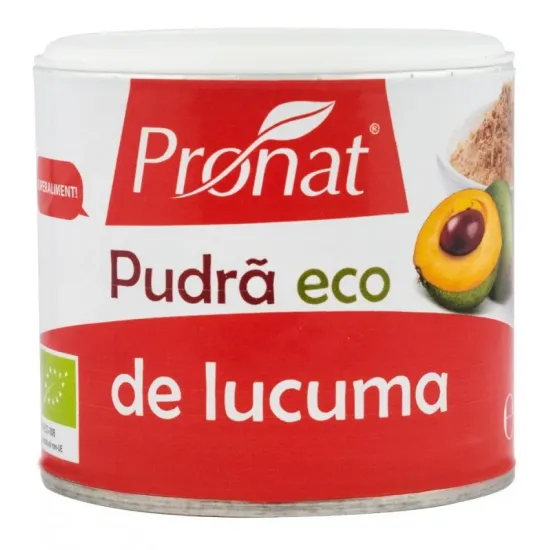 Pudra de lucuma bio, 90g Pronat